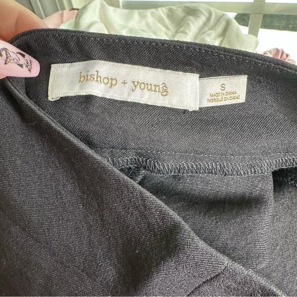 Nwt Anthropologie bishop +‎ young Elegant Black Trousers wide leg pants - Picture 8 of 11